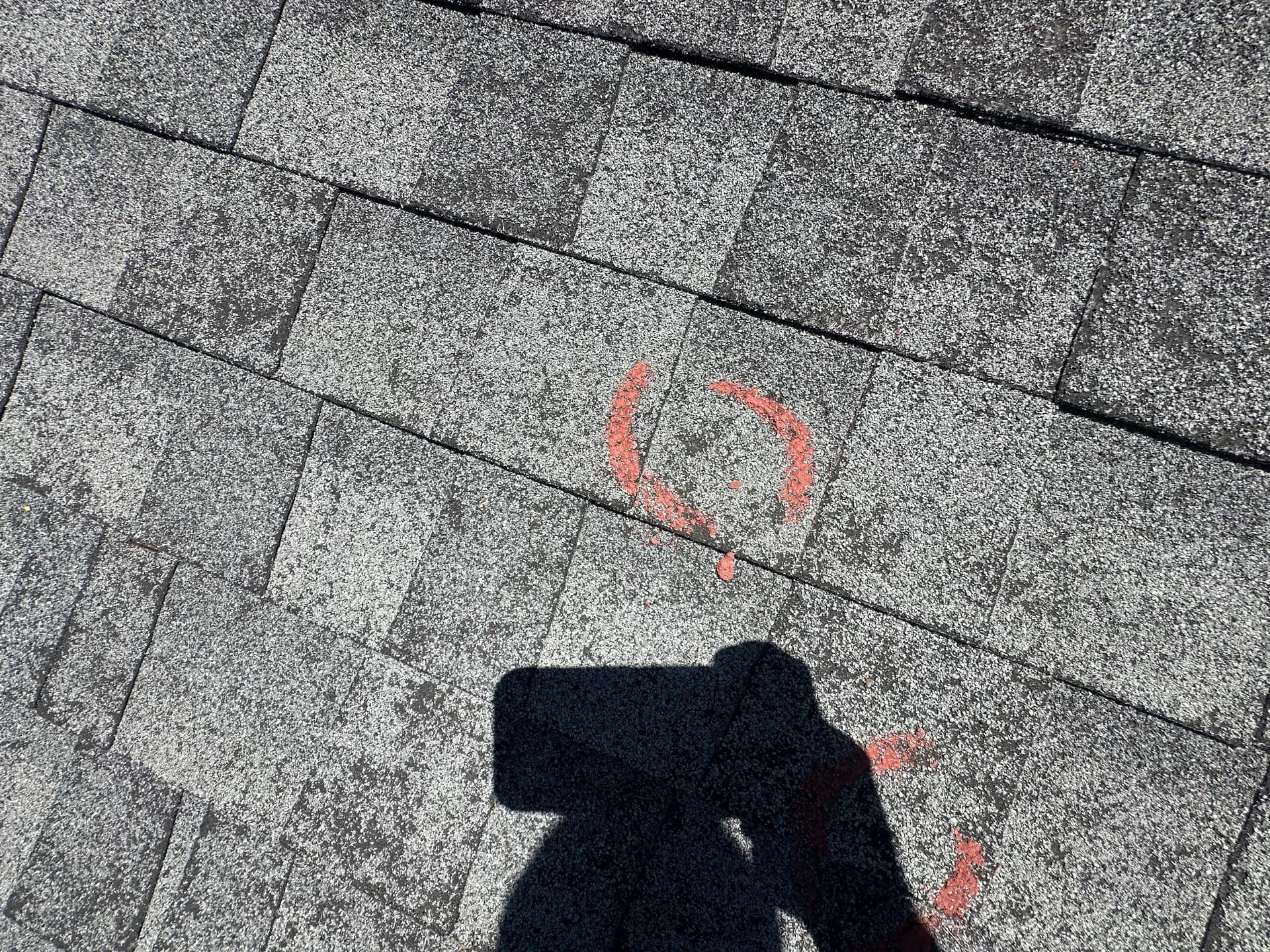Roof Inspection and Hail Damage Marking image