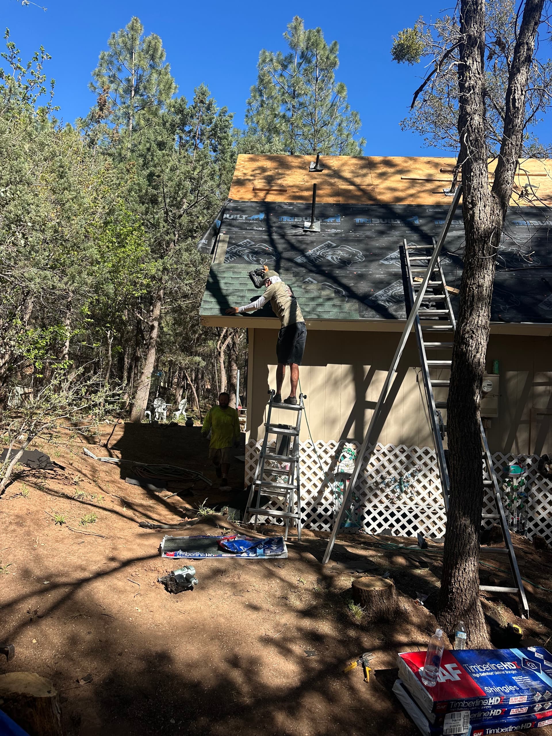 Gallery photos for New Roof Installation with GAF Shingles in Strawberry, AZ: Image #1