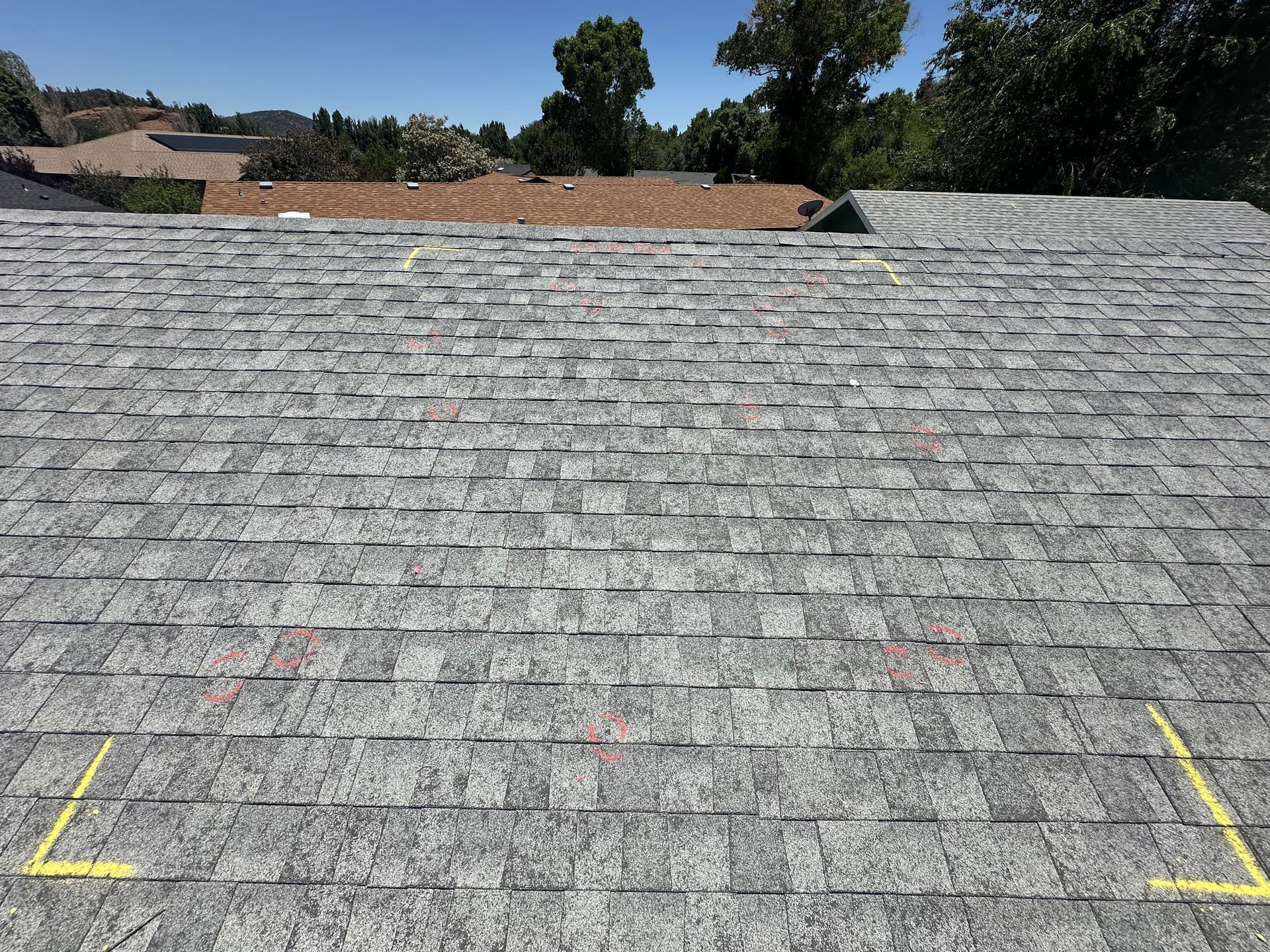 Gallery photos for Roof Inspection and Hail Damage Marking: Image #1