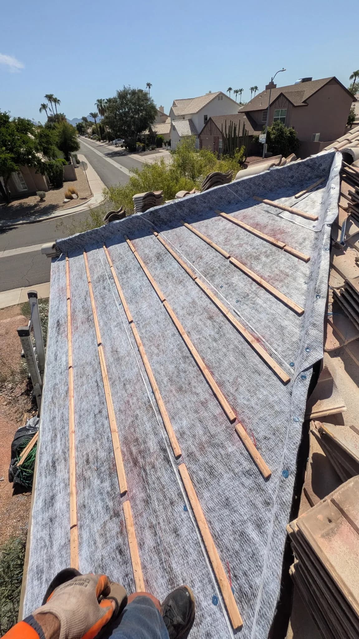 Gallery photos for Saguaro Damage Tile Roof Repair in North Phoenix: Image #3
