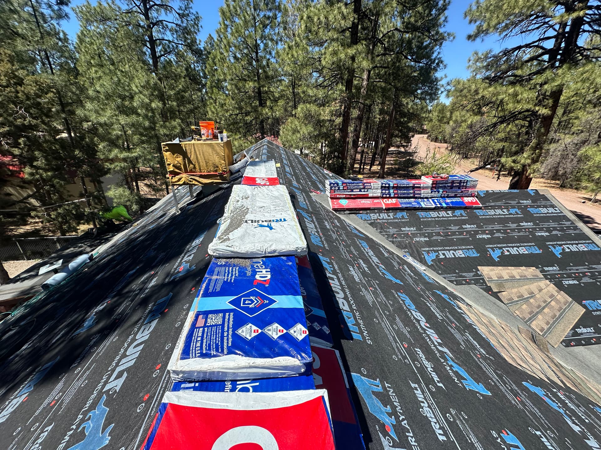Gallery photos for State Farm Hail Damage Roof Installation in Show Low AZ: Image #3
