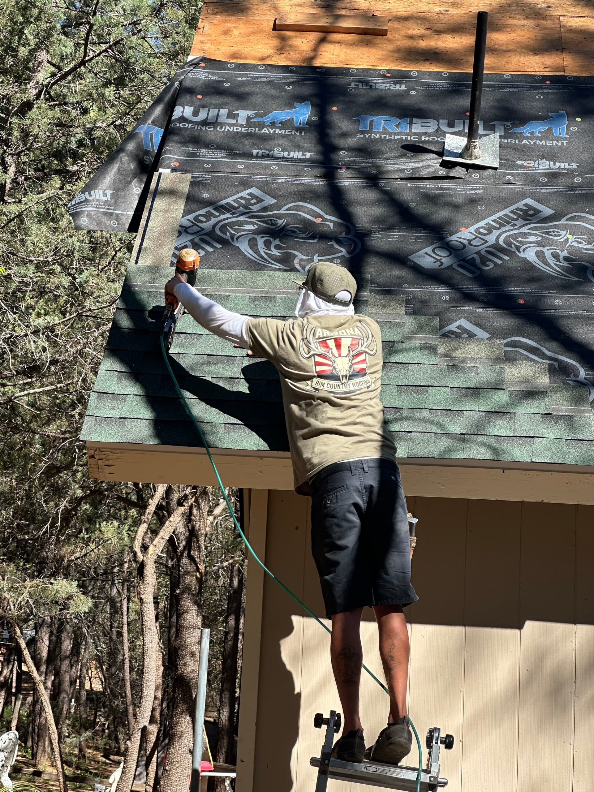New Roof Installation with GAF Shingles in Strawberry, AZ image