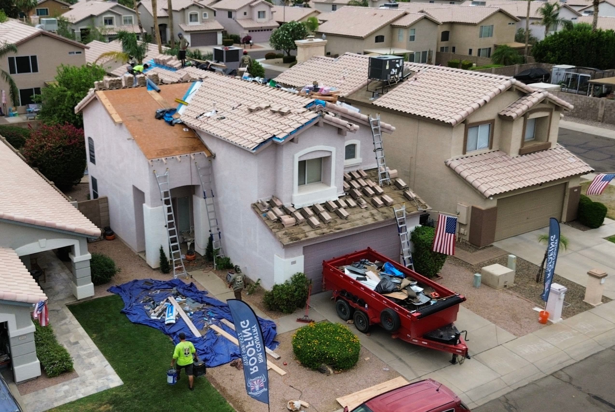 Project North Phoenix Tile Roof Re-Felt Done Right image