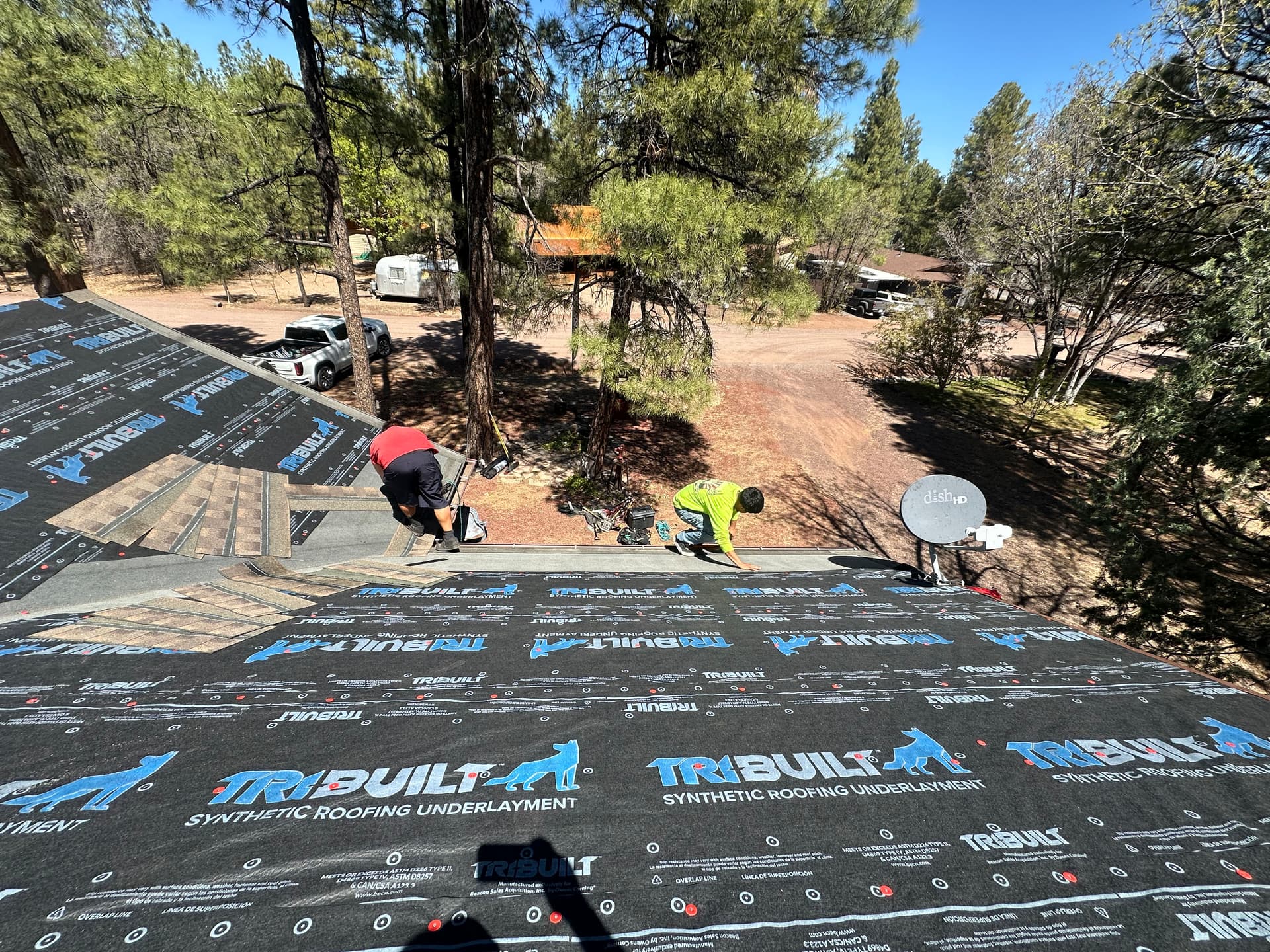 Gallery photos for State Farm Hail Damage Roof Installation in Show Low AZ: Image #2