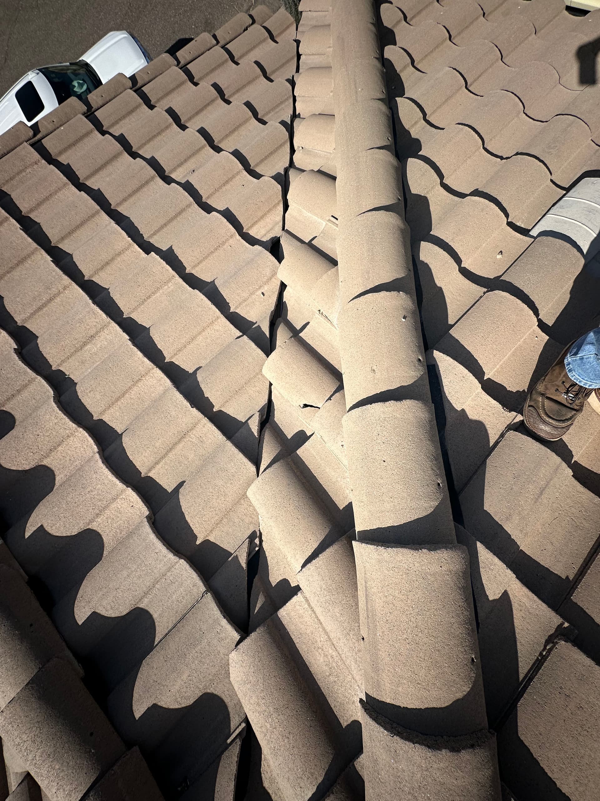 Gallery photos for What a 20-Year-Old Tile Roof Looks Like Up Close in North Phoenix: Image #2
