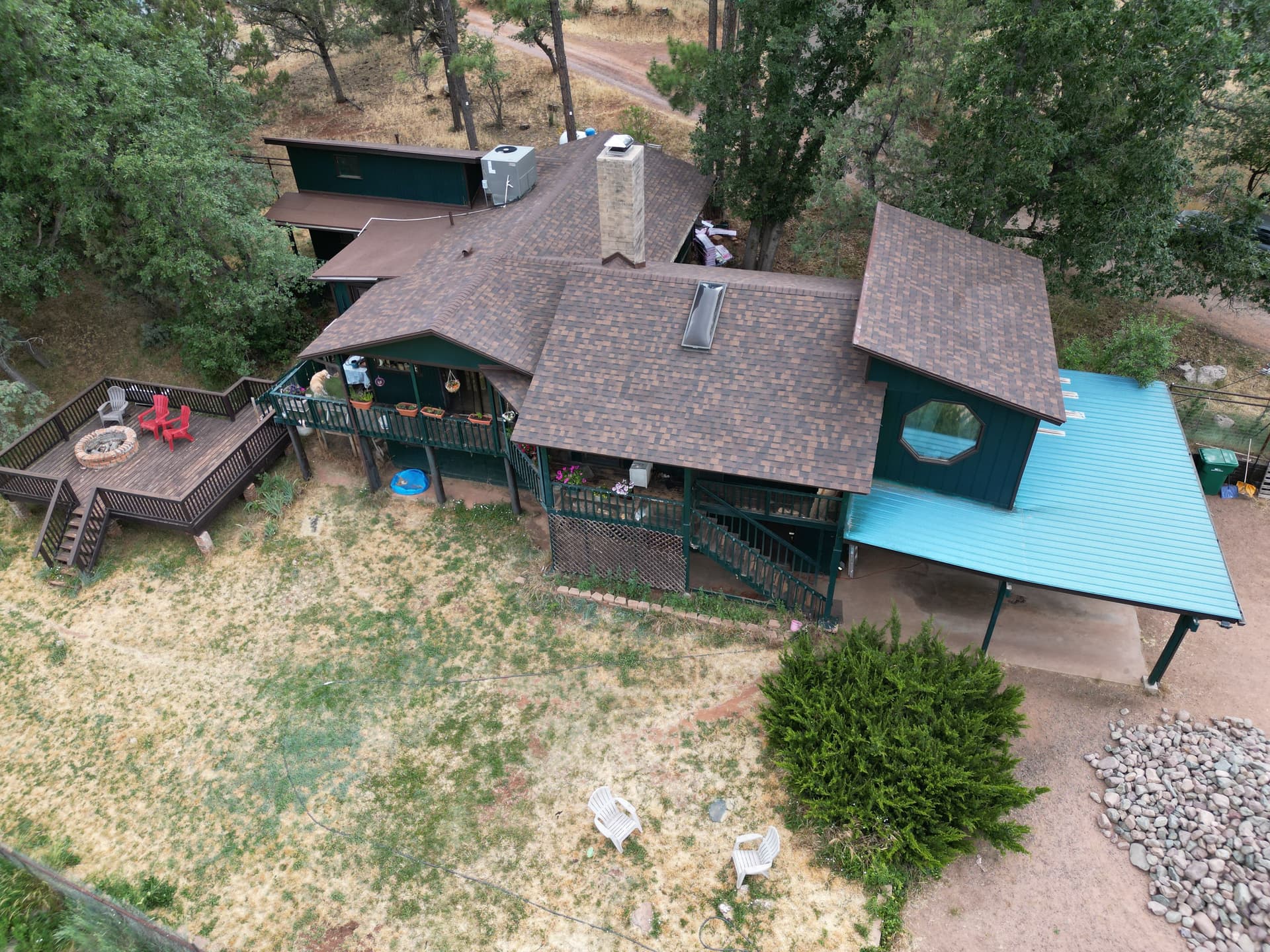 Wood Counter Flashing Done Right on a Pine AZ Home image