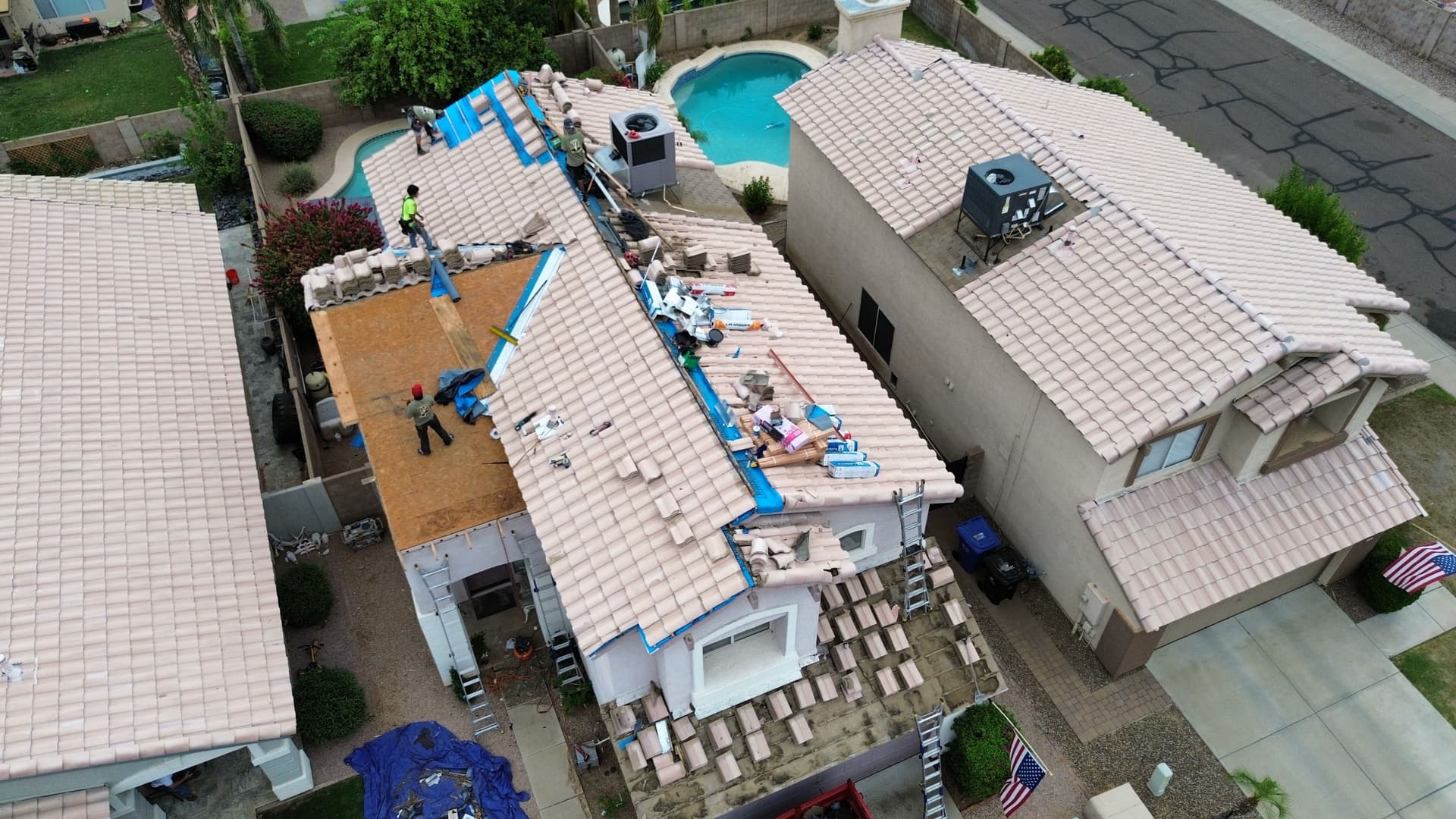 Gallery photos for North Phoenix Tile Roof Re-Felt Done Right: Image #2
