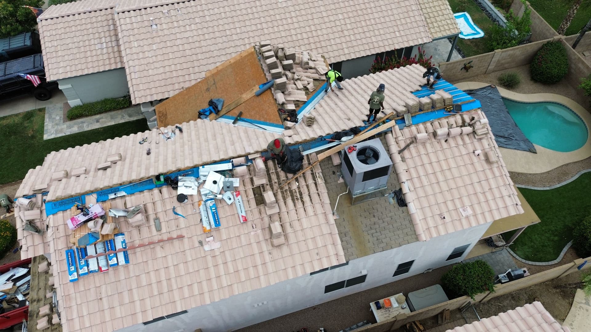 Gallery photos for North Phoenix Tile Roof Re-Felt Done Right: Image #1