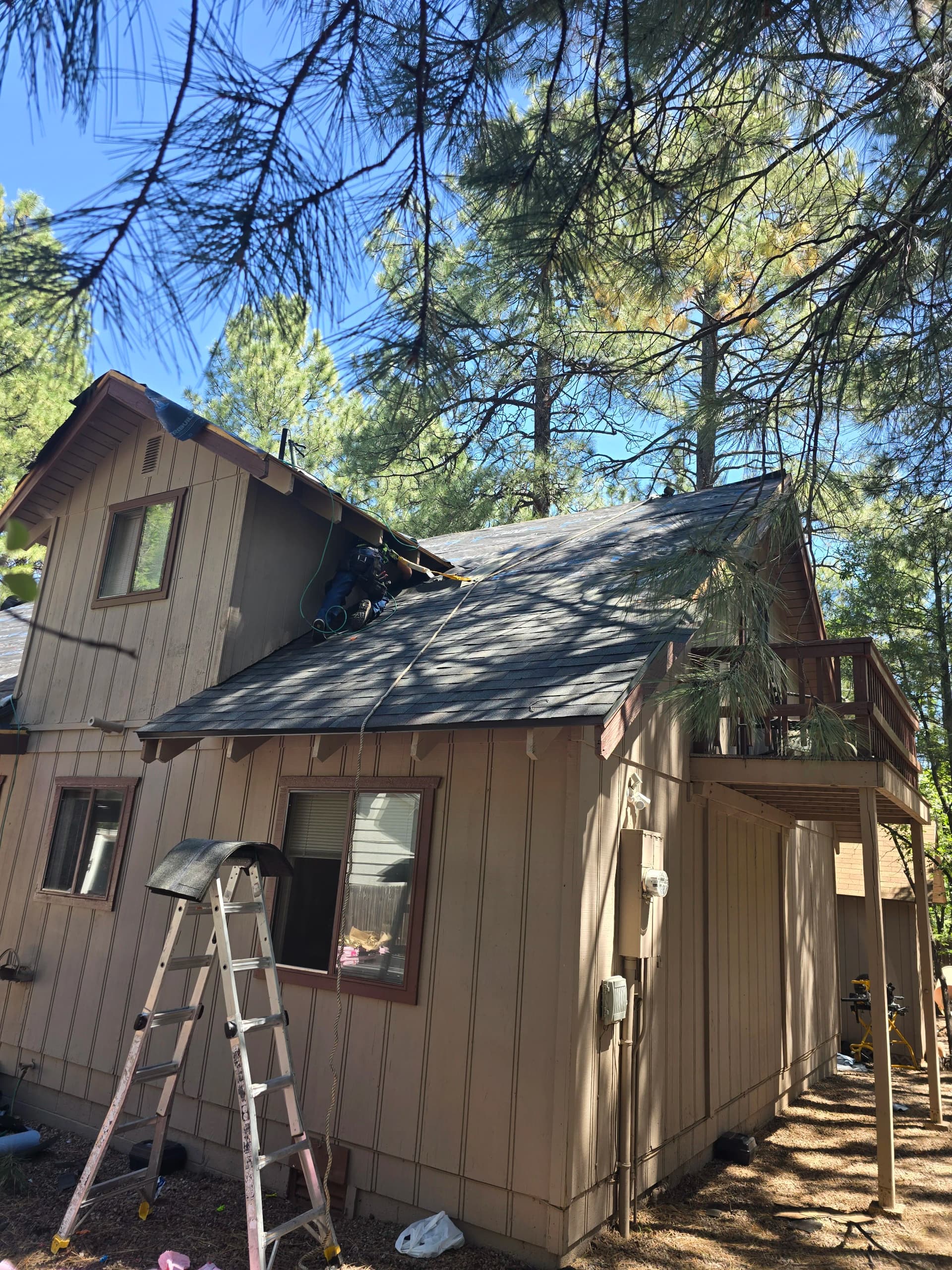 Steep Pitch Roof Replacement Done Right in Pinetop image
